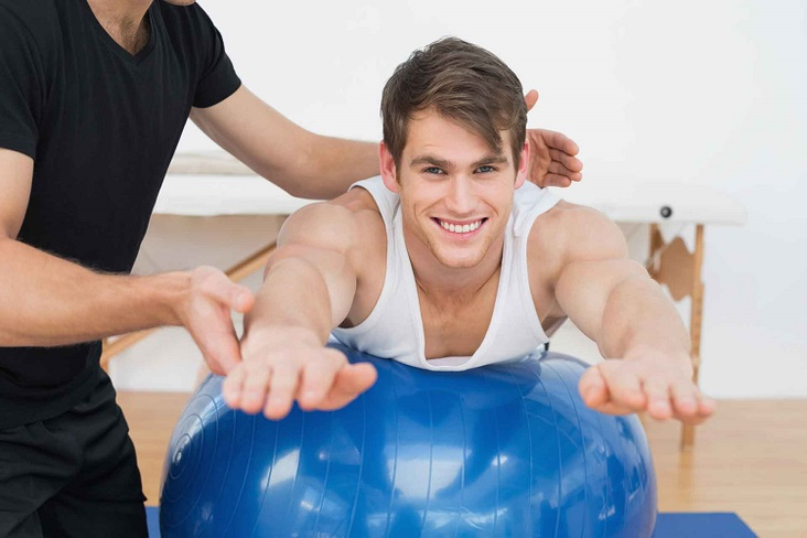 ejercicios de fitball para la prostatitis