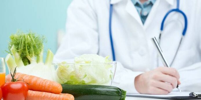 médico recomienda verduras para la prostatitis