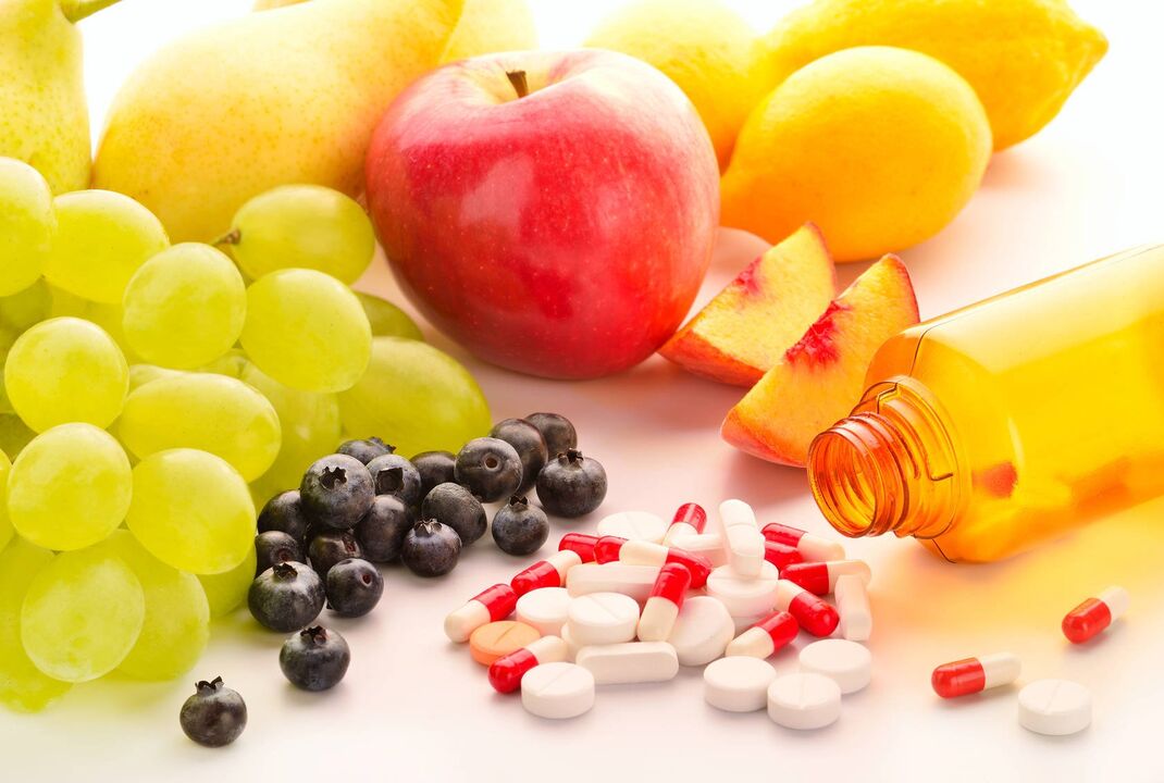 vitaminas y suplementos dietéticos para el tratamiento de la prostatitis